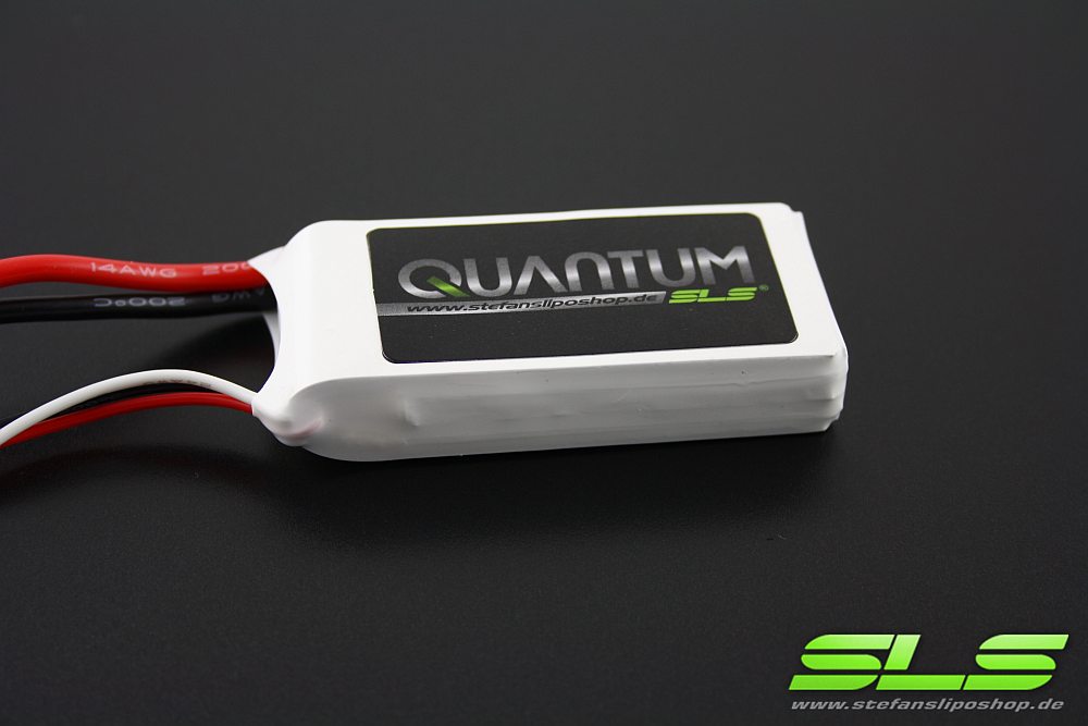 SLS QUANTUM LiPo Akku, 2S/1000mAh, 7.4V, 40C/80C, 72 x 34 x 14mm, 67g