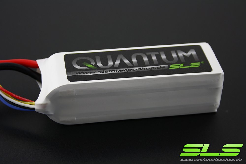 SLS QUANTUM LiPo Battery, 4S/1800mAh, 14.8V, 40C/80C, 109x34x27, 195g