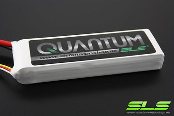 SLS QUANTUM LiPo Battery, 3S/3000mAh, 11.1V, 30C/60C, 135x43x19mm, 235g