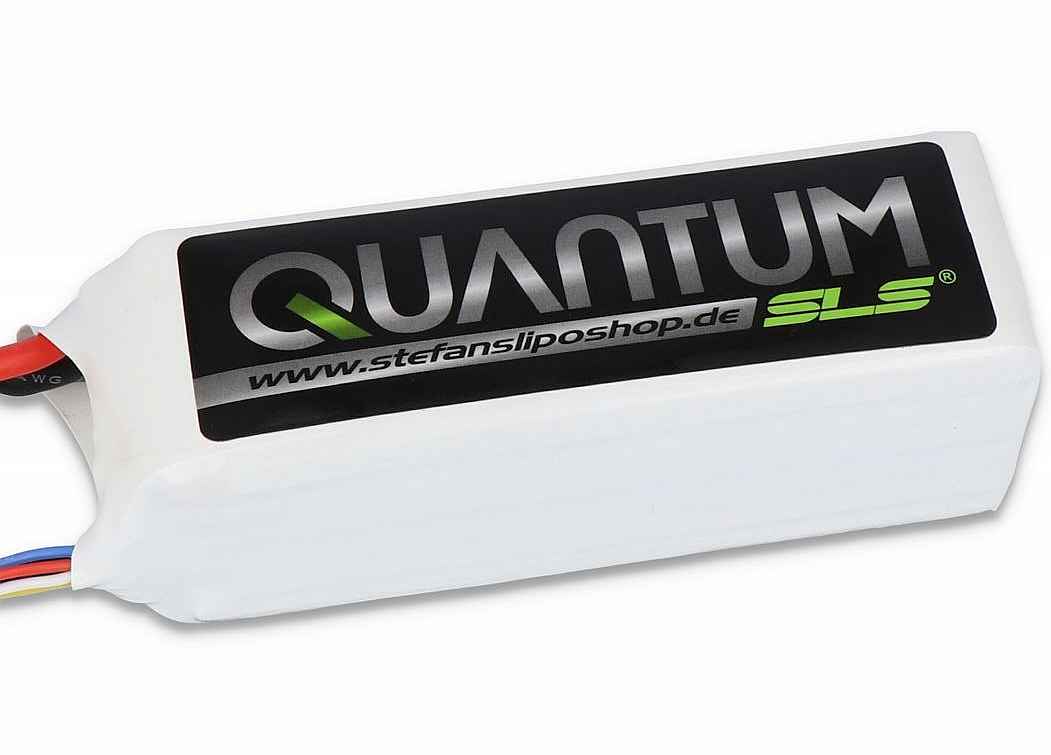 SLS QUANTUM LiPo Battery, 6S/3700mAh, 22.2V, 40C/80C, 139x43x43mm, 535g