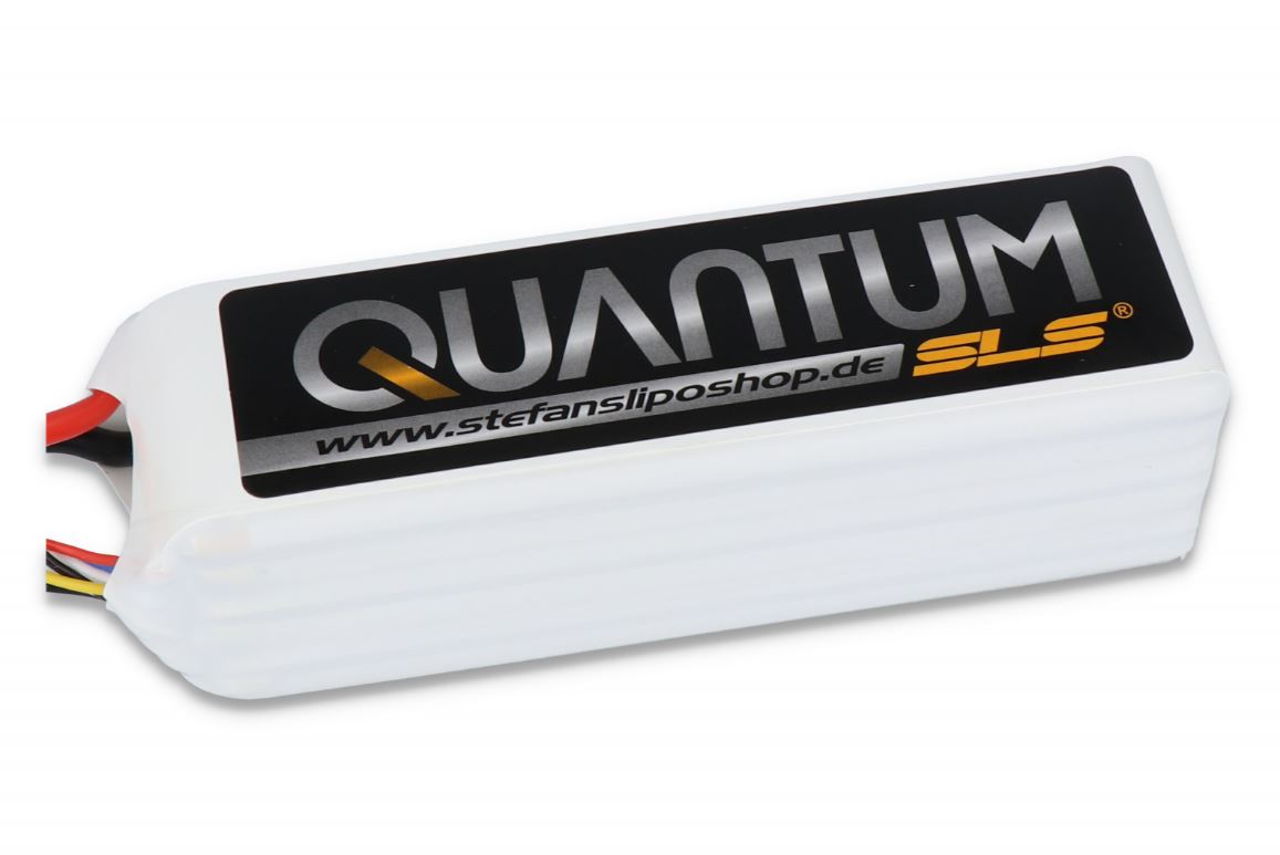 SLS QUANTUM LiPo Battery, 6S/4000mAh, 22.2V, 65C/130C, 140x43x51mm, 628g