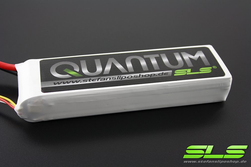 SLS QUANTUM LiPo Akku, 3S/5000mAh, 11,1V, 40C/80C, 163x45x24mm, 384g