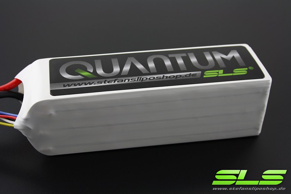 SLS QUANTUM LiPo Akku, 6S/5000mAh, 22,2V, 40C/80C, 166x46x46mm, 712g