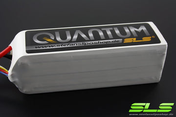 SLS QUANTUM LiPo Akku, 6S/5000mAh, 22,2V, 65C/130C, 165x45x48mm, 763g