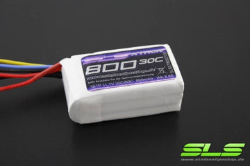 SLS LiPo Battery XTRON, 2S/800mAh, 7.4V, 30C/60C, 57x30x15mm, 47g