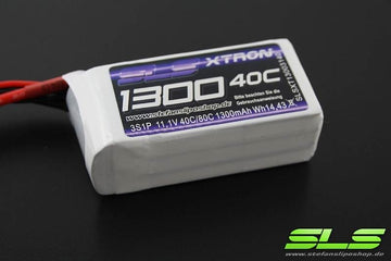 SLS LiPo Akku XTRON, 3S/1300mAh, 11.1V, 40C/80C, 72x36x23mm, 112g
