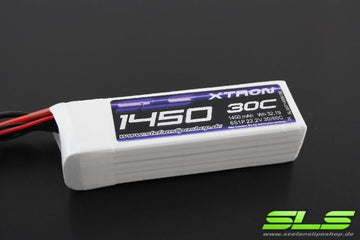 SLS LiPo Battery XTRON, 6S/1450mAh, 22.2V, 30C/60C, 115x35x27mm, 220g
