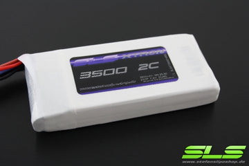 SLS LiPo Battery XTRON RTX, 2S/3500mAH, 7.4V 2C/4C, Receiver Battery, 97x45x15mm, 139g