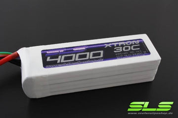 SLS LiPo Battery XTRON, 4S/4000mAh, 14.8V, 30C/60C, 147x45x29mm, 415g