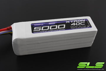 SLS LiPo Battery XTRON, 5S/5000mAh, 18.5V, 40C/80C, 163x45x40mm, 637g