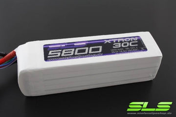 SLS LiPo Battery XTRON, 4S/5800mAh, 14.8V, 30C/60C, 160x45x37mm, 573g