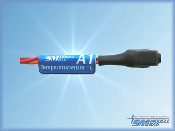 Temperatursensor, -40°C bis +125°C, für UniTest 2, UniLog 1+2 und LiPoWatch