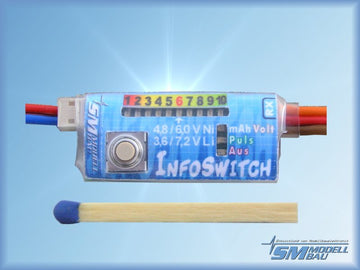 InfoSwitch mit Graupner/Uni-Anschlusskabel, SM-Modellbau # 2300