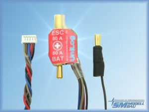 UNILog Current Sensor 80A with 3.5 mm Gold Contact (Battery - =Plug), SM # 2515