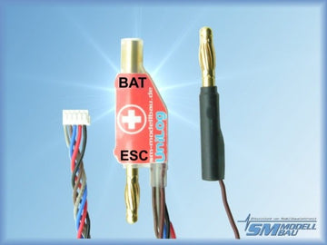 UniLog Current Sensor 150A with 4mm Gold Connector (Battery+ = Connector), SM # 2533