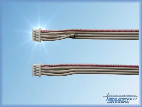 COM Cable for Jeti Duplex Interface, (100 mm), SM-Modellbau # 2558