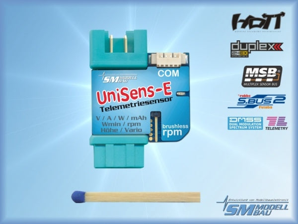 UniSens-E mit MPX-Steckverbindung grün, SM-Modellbau # 3100
