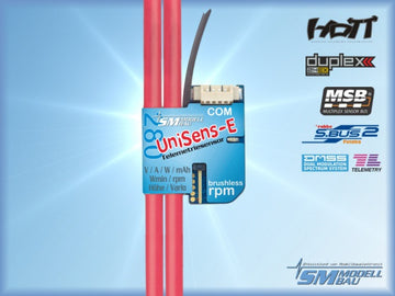 UniSens-E 280 A mit 2 x 4 mm² Silikonkabel, SM-Modellbau # 3115