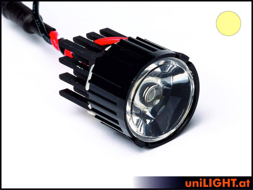22mm ECO-Scheinwerfer mit Linse, 8W, T-FUSE