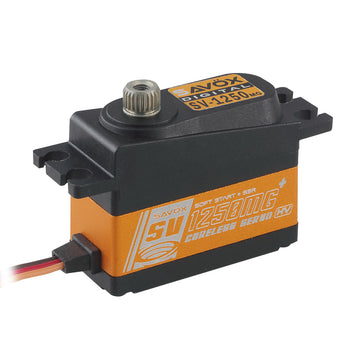 Servo Savox SV-1250MG+ Digital, für 500er Helis, HV, 35x15x29.6mm, 80Ncm, 29.5g