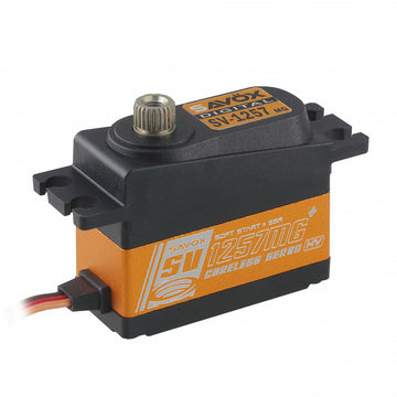 Servo Savox SV-1257MG+ HV Heckservo 500er Helis, 35x15x29.2mm, 29.6g, 45Ncm@8.4V