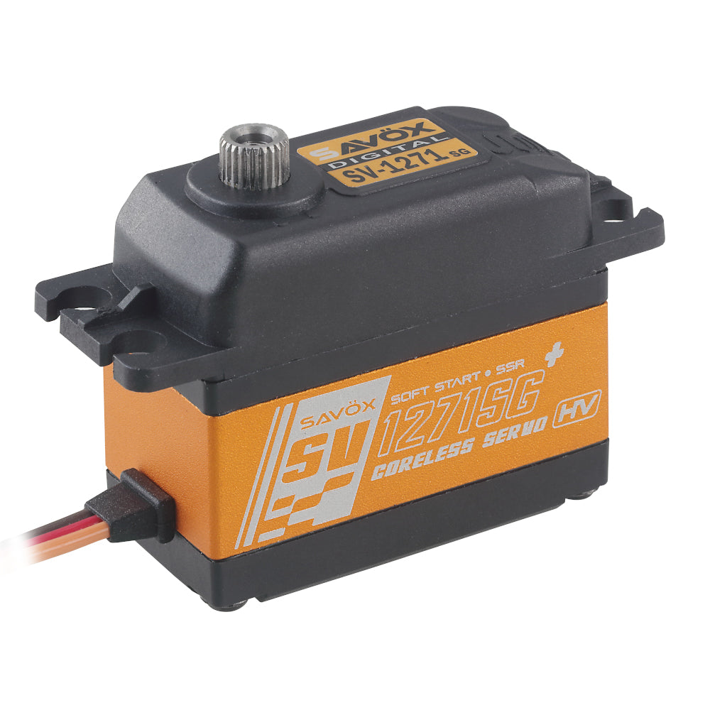 Savox SV-1271SG+ HV Digital Servo, 40.3 x 20.2 x 37.2mm, 300Ncm at 7.4V
