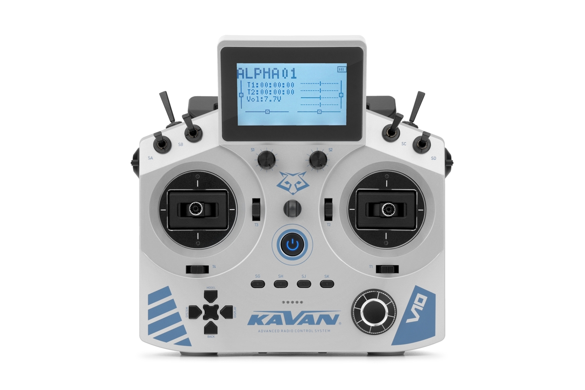 Sender KAVAN V10 mit 2S/2600mAh LiIo Akku, SILBER