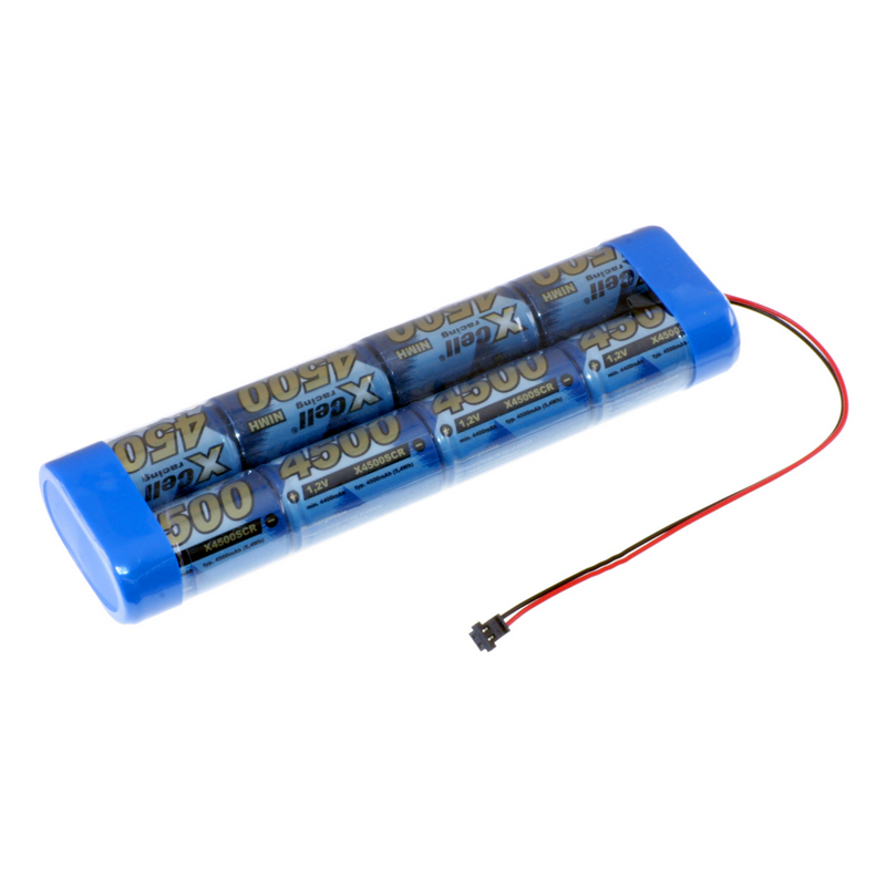 Senderakku XCell 8/4500SCR-NiMH Inline mit Graupner Akkuanschluß