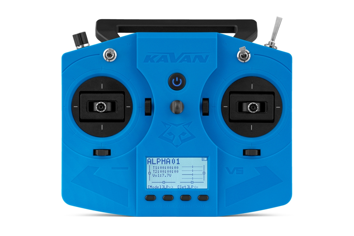 Sender KAVAN V5 + R6L Empfänger - blau