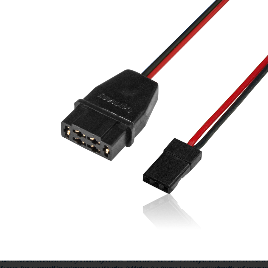 Adapter Kabel MPX/JR, 0,5mm², 250mm, Modellbau Deutsch # 1263/25