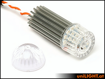 22mm ROUND Navigationslicht, 10Wx2, T-Fuse, GRÜN