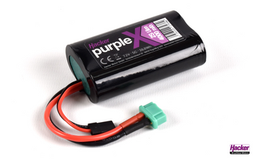 Hacker Purple-X, LiIon RX 4000-2S, 72x42x23mm, 147gr., Hacker # 10110053
