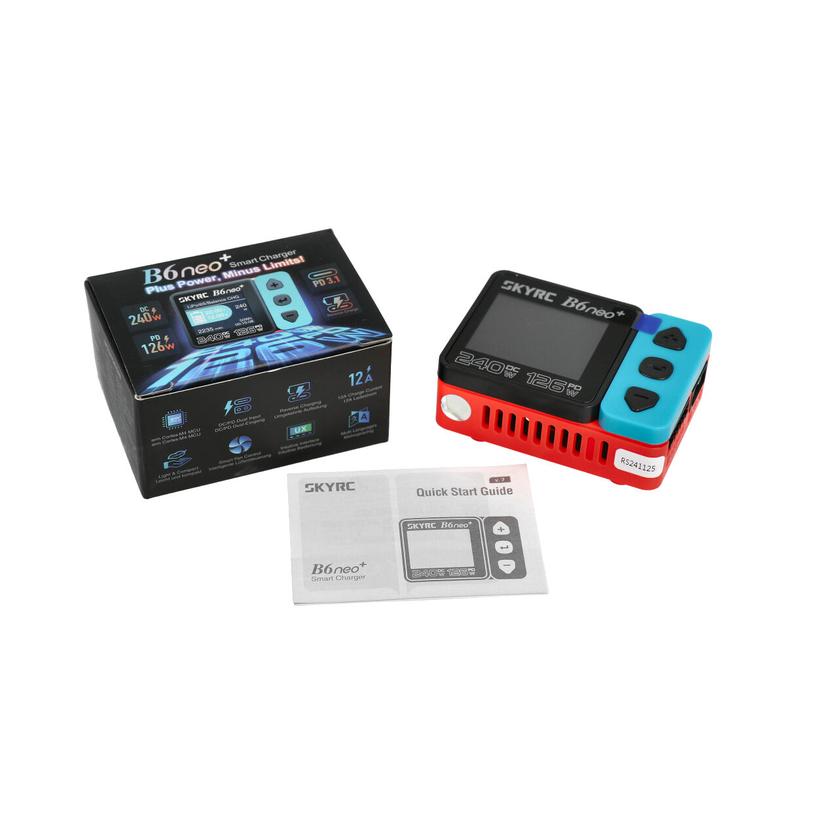 SkyRC B6neo+ Ladegerät blau/rot LiPo 1-6S, 10A 200W, # SK100211-01