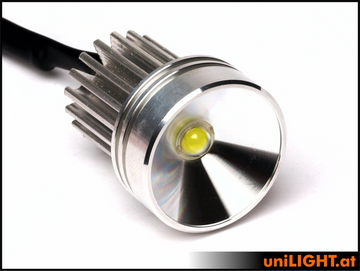 26mm Ultra-Power-Scheinwerfer, 8Wx2, T-FUSE, WEISS