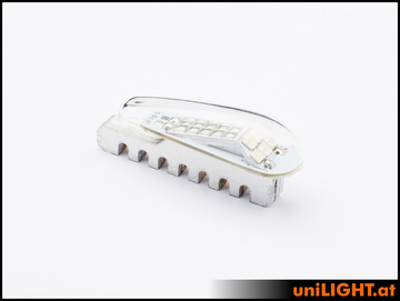 uniLIGHT 14mm PRO Navigationslicht, 4Wx2, KURZ, WEISS