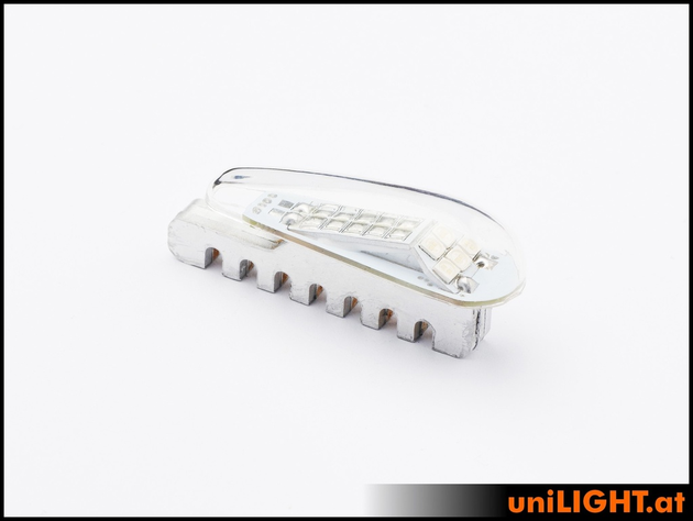 uniLIGHT 14mm PRO Navigationslicht, 4Wx2, KURZ, WEISS