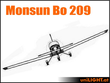 UniLight-Set Bölkow Bo209 Monsun (1:2.5, 3.3m, PRO)
