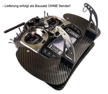 Senderpult für Graupner MZ18 und MZ24 PRO in schwarz mit Klappbügel, AHLTEC