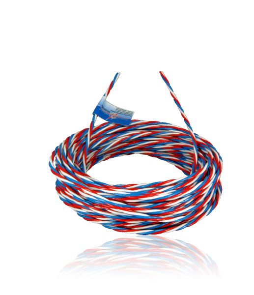 Servokabel PREMIUM MAXI, 2x0.5mm²+1x0.3mm², verdrillt, LEICHT, hitzefest, "Menge 1" = 1m Liefermenge