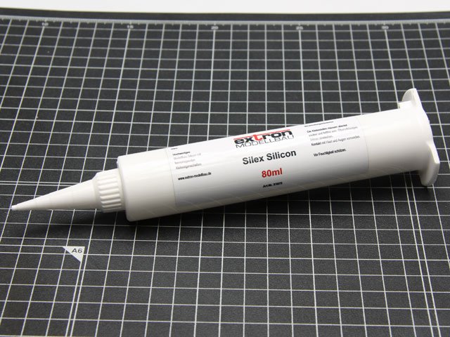 Silicone Adhesive SILEX, transparent, 80ml, Pichler/Extron # X1075