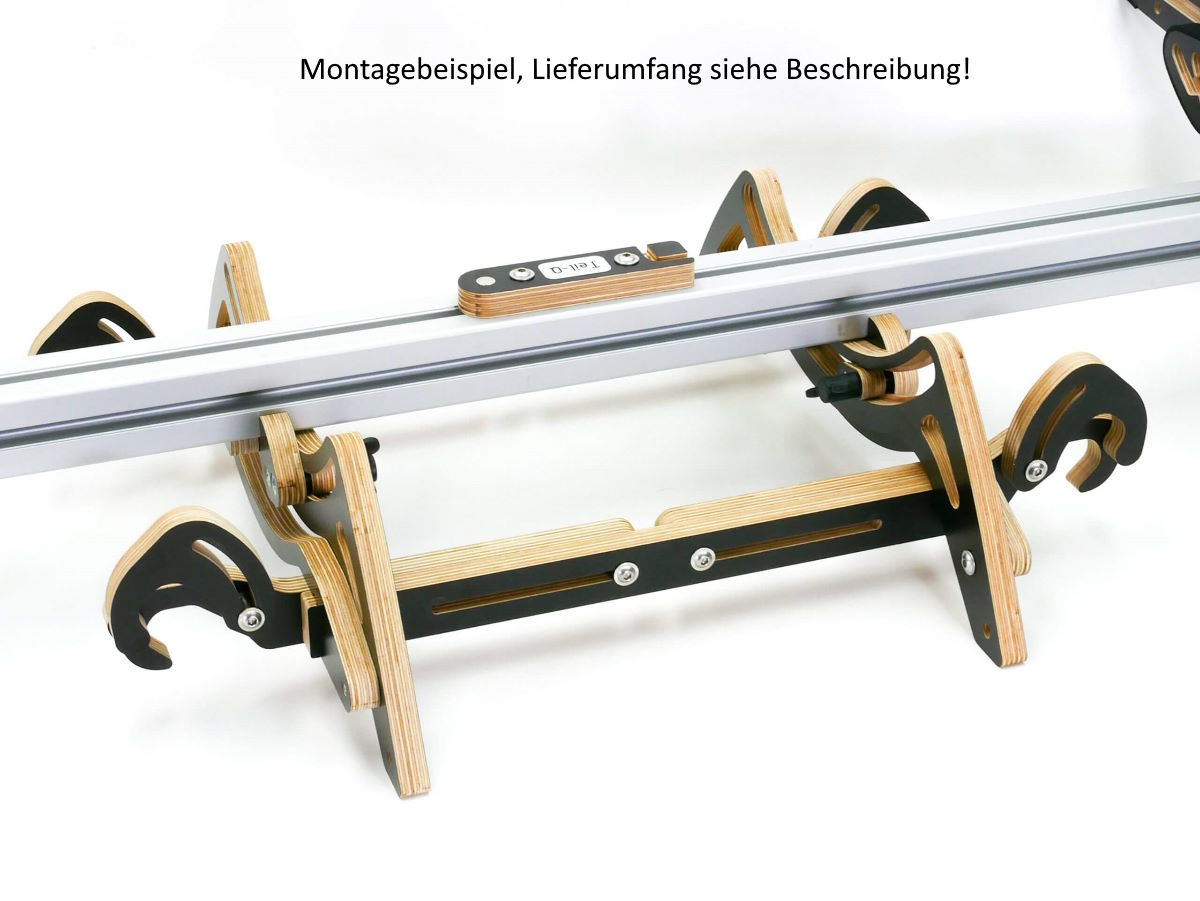 Teil-Q MultiFix Keyboardständer-Adapter, Black-Edition