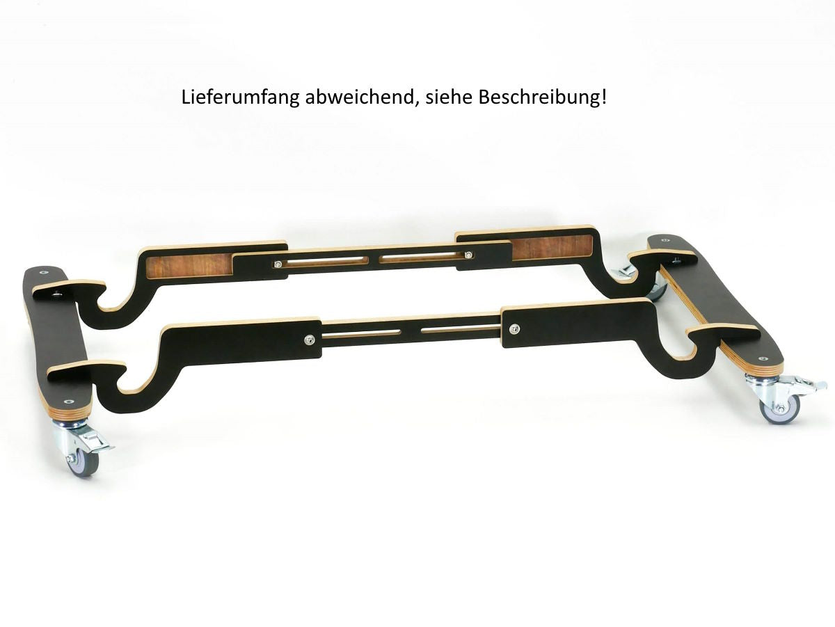 Rollwagen für Teil-Q Modellständer, Black-Edition