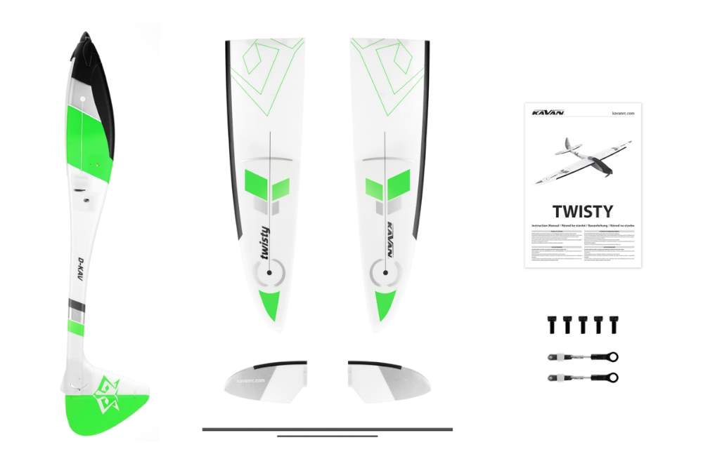 TWISTY grün, ARF, Spw. 1512mm, 3D-Kunstflugmodell, # KAV02.8098
