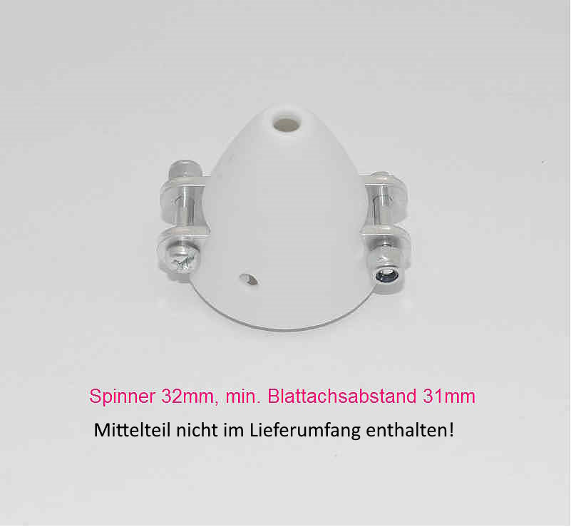Turbo-Light Spinner Cap ø32mm, Length approx. 29mm