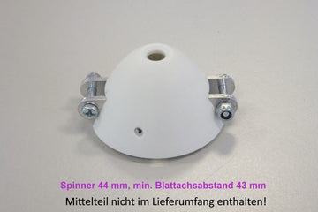 Turbo-Leichtspinnerkappe ø44mm (stumpfe Form), Länge ca. 24mm