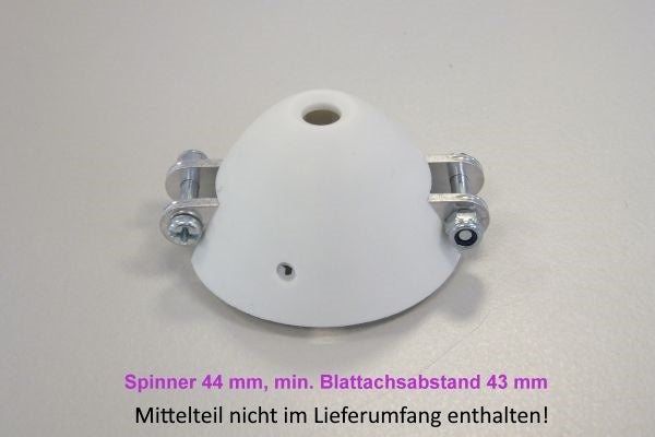 Turbo-Leichtspinnerkappe ø44mm (stumpfe Form), Länge ca. 24mm
