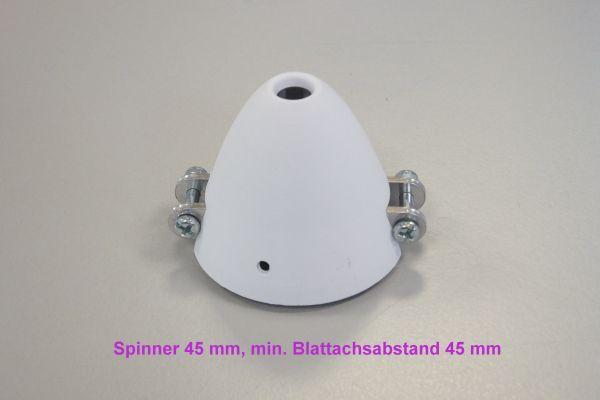Turbo-Leichtspinnerkappe ø45mm, Länge ca. 38mm