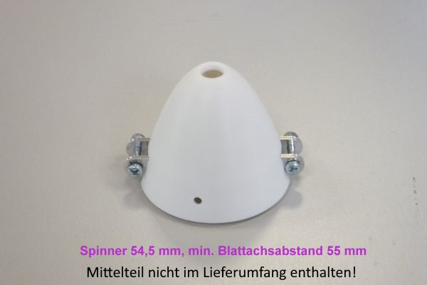Turbo Lightweight Spinner Cap ø54.5mm, Length approx. 44mm