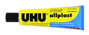 UHU Allplast, 30g Tube für ABS, PVC und andere Kunststoffe