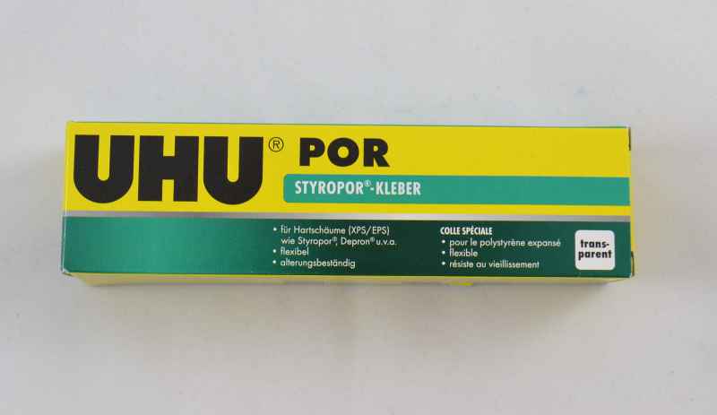 UHU-POR Tube 40g, Hartschaum-/Styropor Kleber